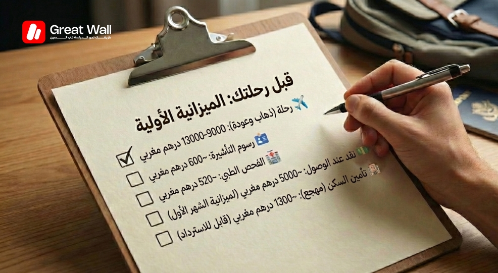 رسم بياني على يفصل النفقات الضرورية للطلاب المغاربة التي يجب وضع ميزانية لها رسم بياني على يفصل النفقات الضرورية للطلاب المغاربة التي يجب وضع ميزانية لها