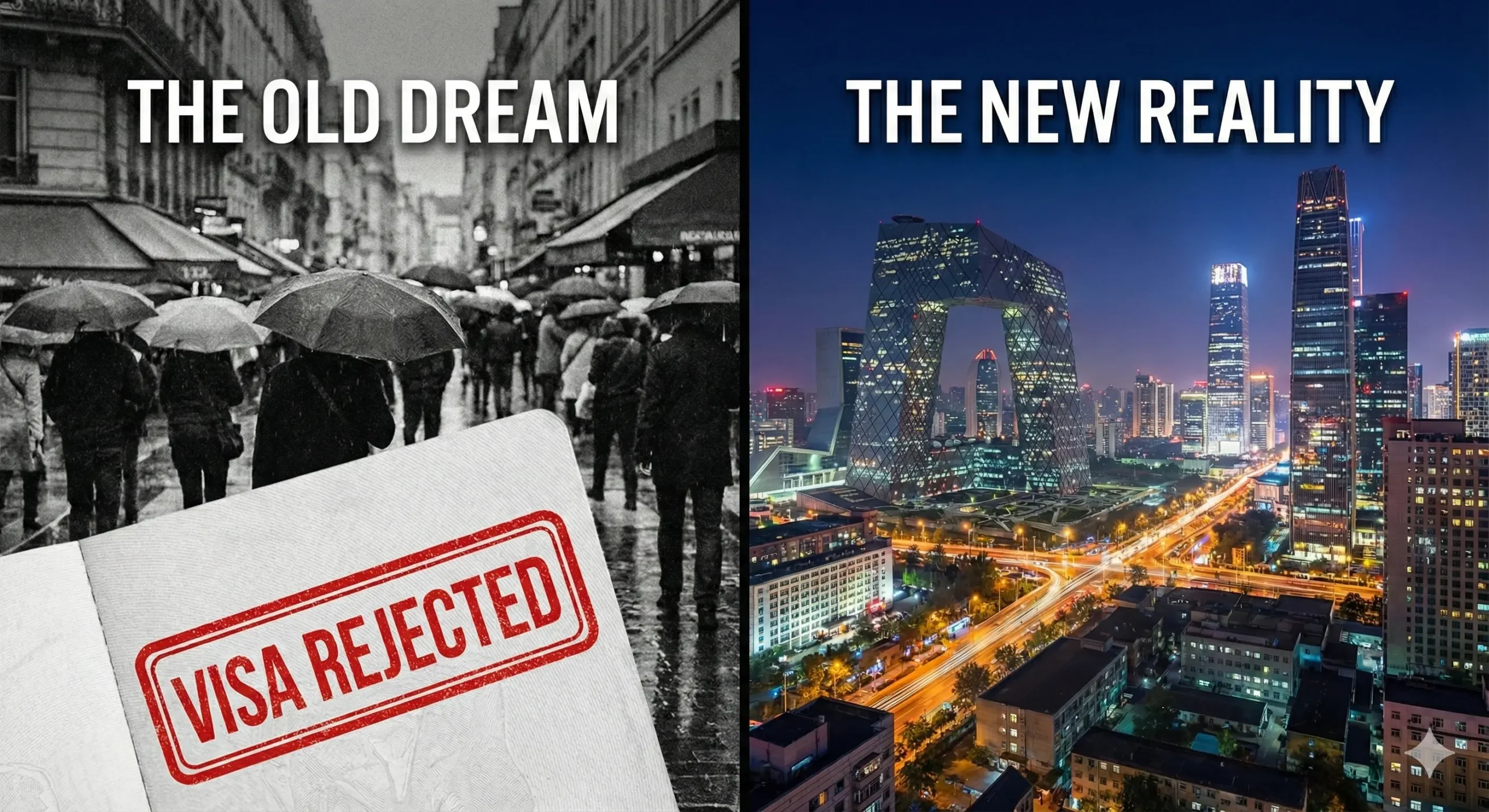 Comparison of traditional study abroad in France vs modern study opportunities in Shanghai China For Moroccan Students