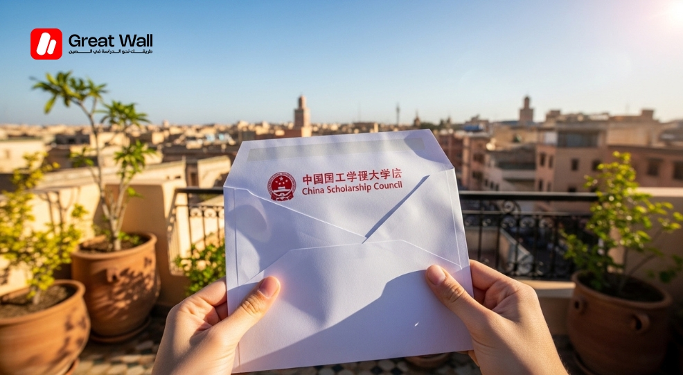 Un etudiant ouvrant une lettre de bourse, soulignant comment le respect des exigences HSK en Chine augmente les chances d obtenir la bourse CSC. Un etudiant ouvrant une lettre de bourse, soulignant comment le respect des exigences HSK en Chine augmente les chances d obtenir la bourse CSC.