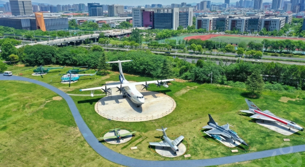 An aerial view of Nanjing University of Aeronautics & Astronautics (NUAA)