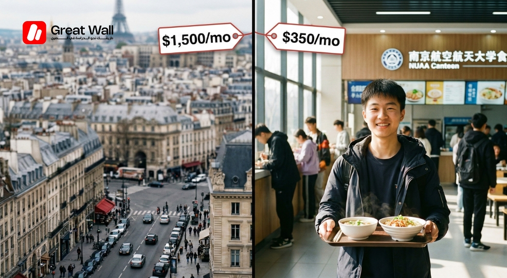 Cout de la vie abordable a Nanjing, Chine, montrant els depenses quotidiennes comme la nourriture et le transport pour les etudiants de NUAA. Cout de la vie abordable a Nanjing, Chine, montrant els depenses quotidiennes comme la nourriture et le transport pour les etudiants de NUAA.