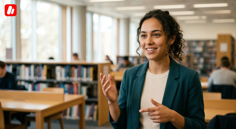 Etudiant confiant en entretien universite chinoise. Etudiant confiant en entretien universite chinoise.