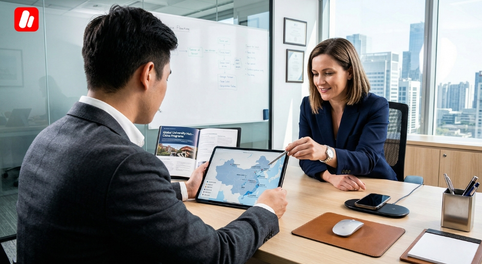 Expert consultation on how to get accepted in China with low grades via specific pathways.