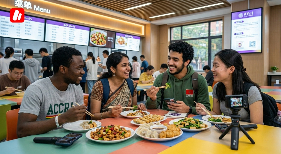 Repas étudiants abordables illustrant le coût de la vie en Chine pour les Marocains. Repas étudiants abordables illustrant le coût de la vie en Chine pour les Marocains.