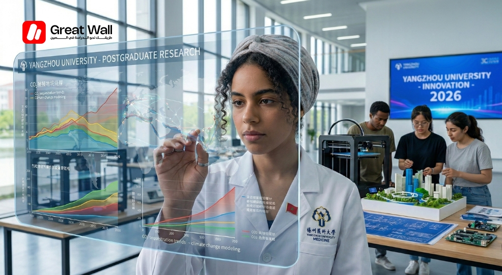 باحثون في مرحلة الدراسات العليا يحللون بيانات عالمية في مركز ابتكار حديث، مما يسلط الضوء على برامج الماجستير المتقدمة في جامعة YZU. باحثون في مرحلة الدراسات العليا يحللون بيانات عالمية في مركز ابتكار حديث، مما يسلط الضوء على برامج الماجستير المتقدمة في جامعة YZU.