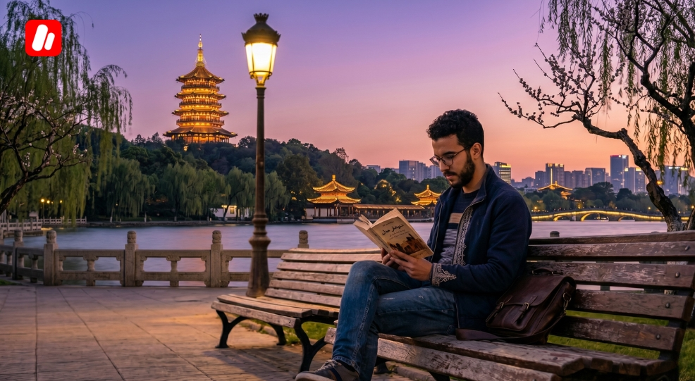 A Moroccan student studying in Hangzhou
