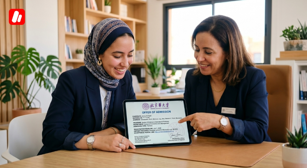 Consultation d experts pour les etudiants marocains pour  étudier en Chine
