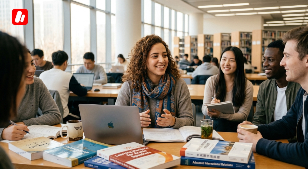 Moroccan students study abroad China Morocco literature universities.