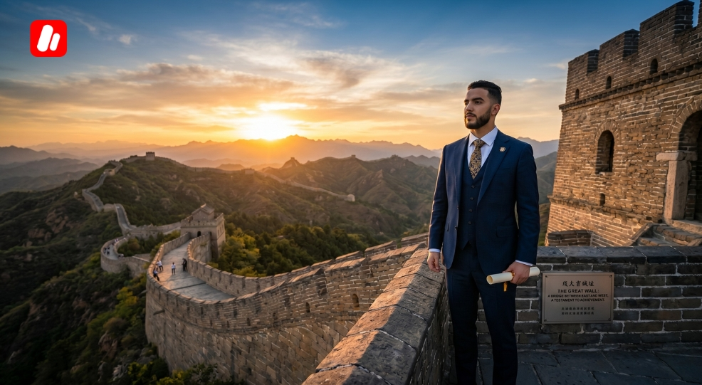 Studying in China - discovering the Great Wall near Beijing