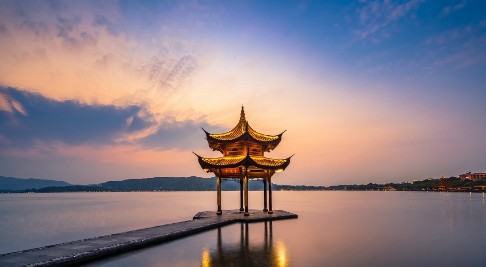 West Lake in Hangzhou City