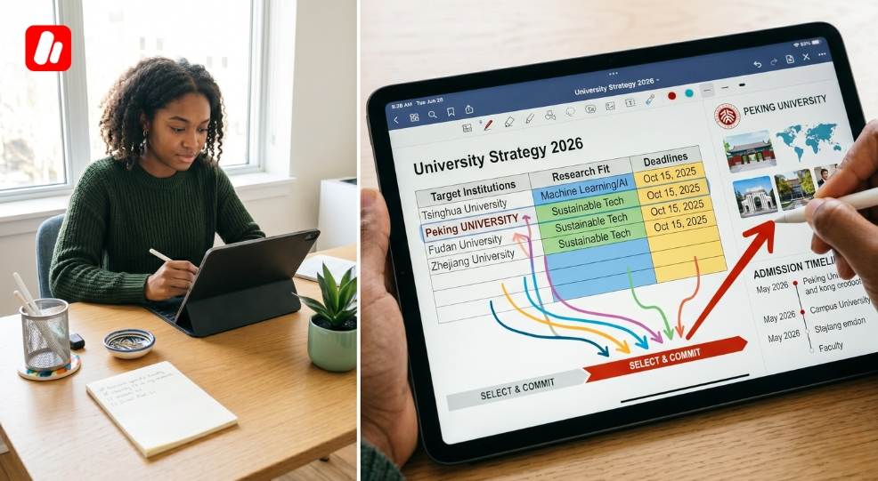 Étudiant ajustant son calendrier après un rejet de candidature Étudiant ajustant son calendrier après un rejet de candidature