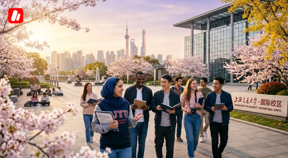 Étudiants internationaux réalisant leur projet d’études en Chine Étudiants internationaux réalisant leur projet d’études en Chine
