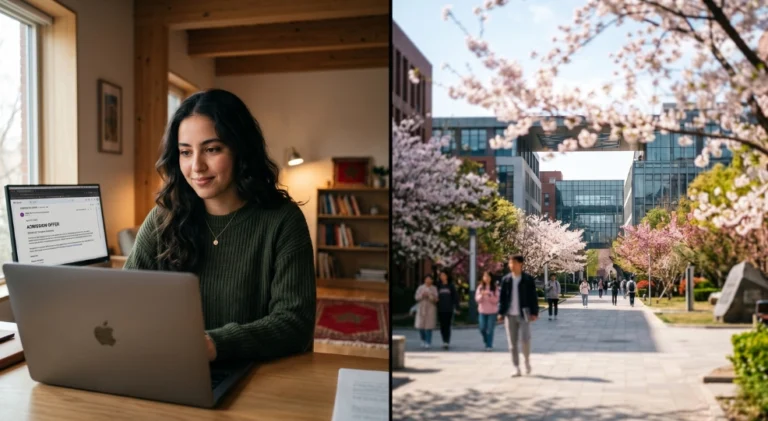 Student looking for a solution after a Chinese university application rejection email.