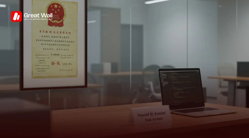 خريج مغربي يعمل بشهادة صينية في شركة مغربية أو أوروبية