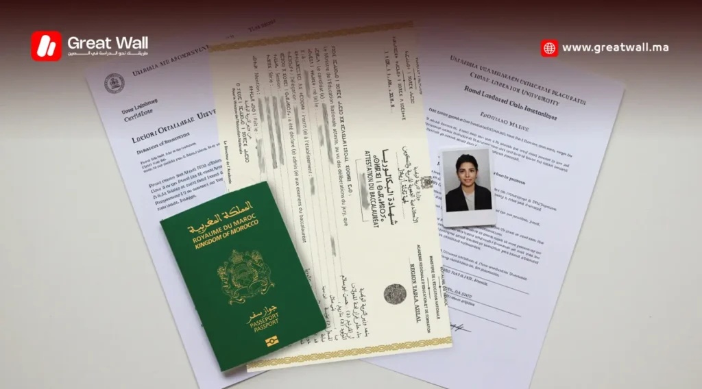 وثائق مطلوبة للتسجيل في جامعة صينية: جواز، شهادة بكالوريا مترجمة، خطاب تحفيزي، صور شخصية